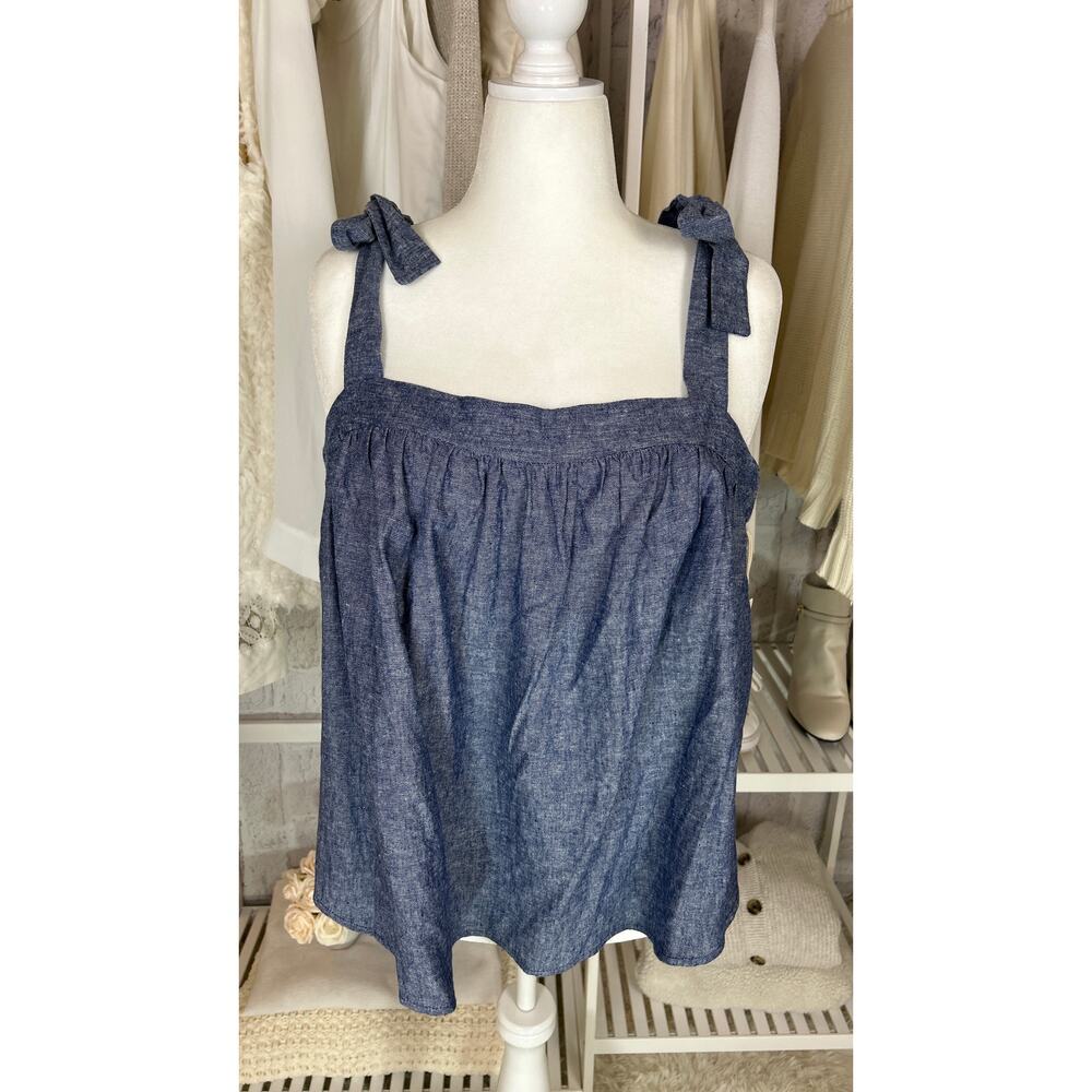 a.n.a. & Liz Claiborne Women's Size 2XL Set of 2 Summer Linen Blend Tanks #0448